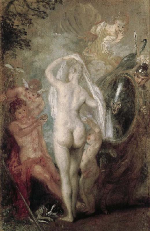 Jean-Antoine Watteau le jugement de paris